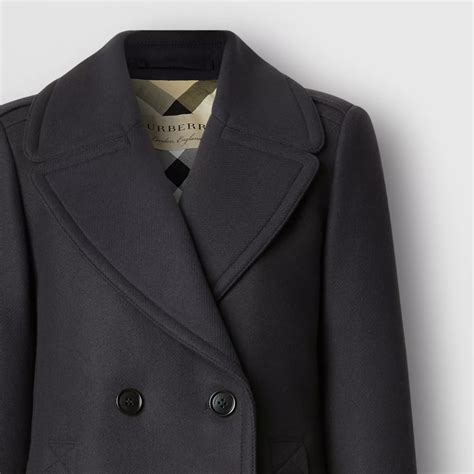 peacoat burberry|burberry women's overcoat.